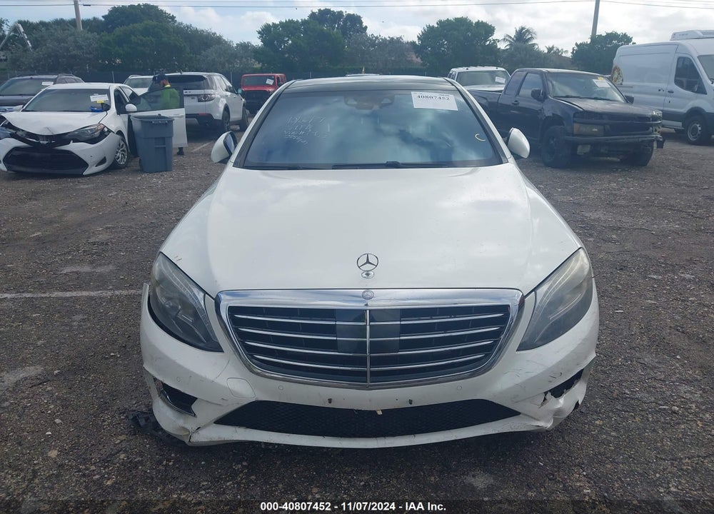 2015 MERCEDES-BENZ S 550 VIN: WDDUG8CB1FA081933