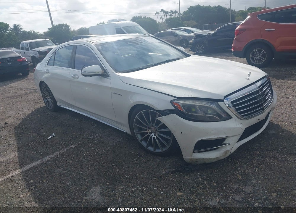 2015 MERCEDES-BENZ S 550 VIN: WDDUG8CB1FA081933