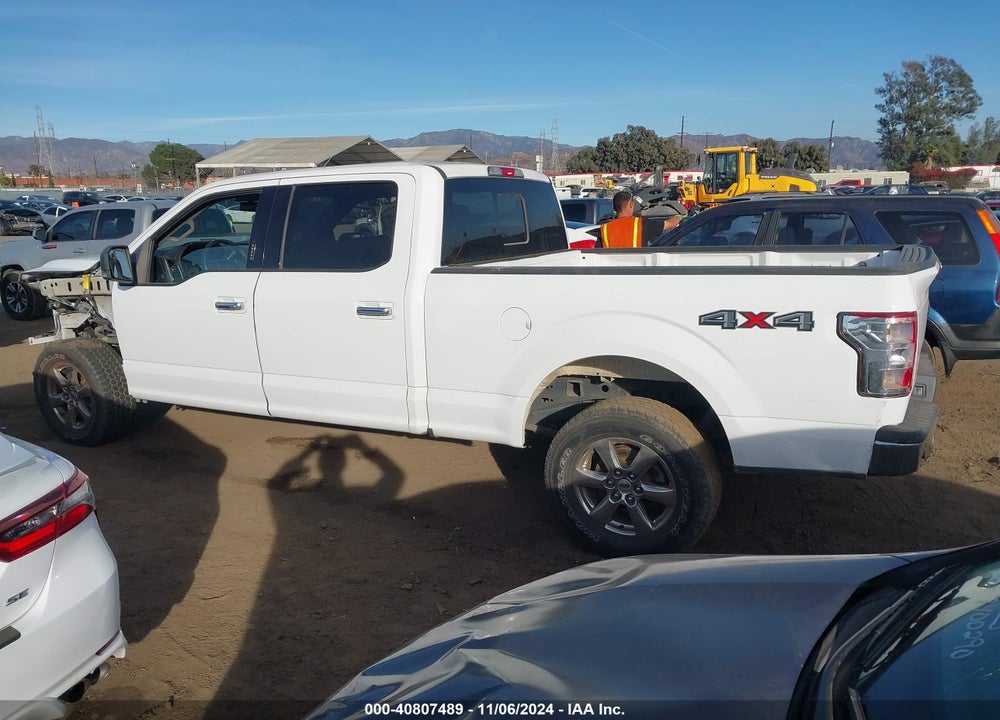 2018 FORD F-150 XLT VIN: 1FTFW1E54JKD44309