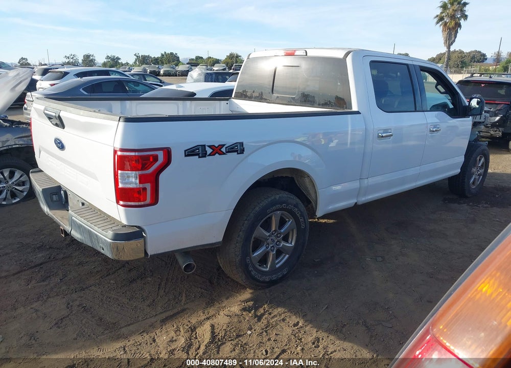 2018 FORD F-150 XLT VIN: 1FTFW1E54JKD44309