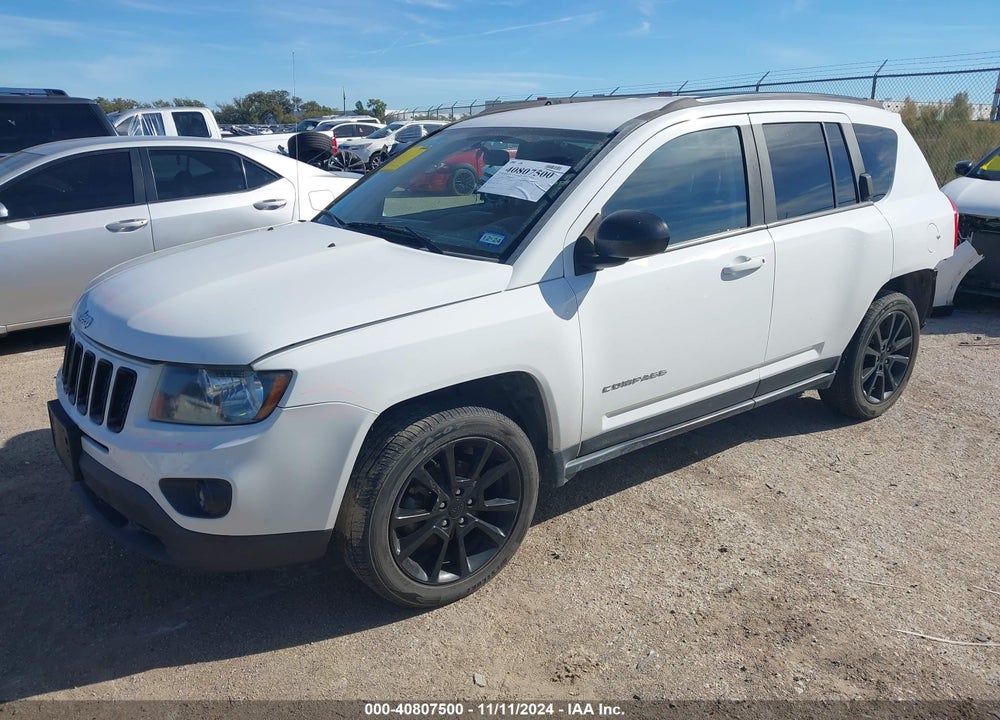 2013 JEEP COMPASS LATITUDE VIN: 1C4NJDEB1DD167499
