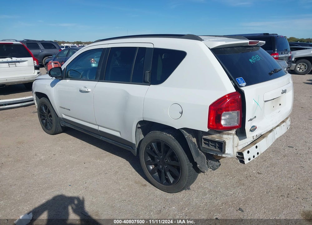 2013 JEEP COMPASS LATITUDE VIN: 1C4NJDEB1DD167499