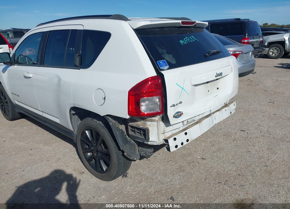 2013 JEEP COMPASS LATITUDE VIN: 1C4NJDEB1DD167499