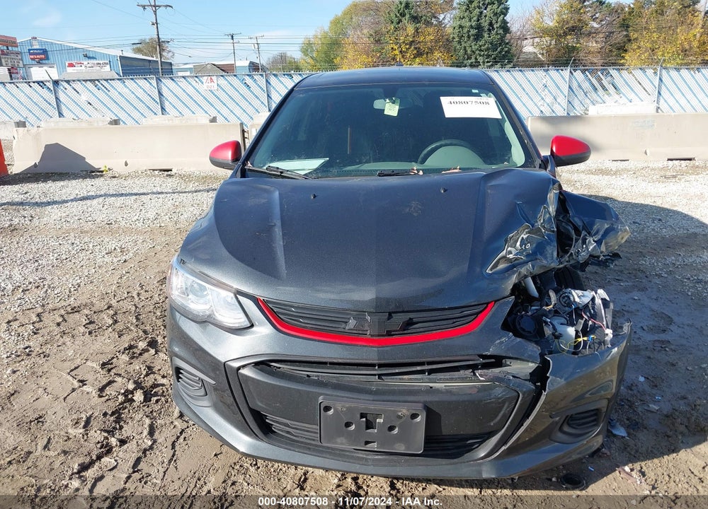 2018 CHEVROLET SONIC VIN: 1G1JB5SH9J4119151