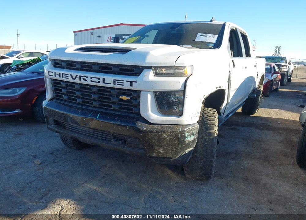 2022 CHEVROLET SILVERADO 2500HD 4WD STANDARD BED CUSTOM VIN: 1GC4YMEY4NF132554