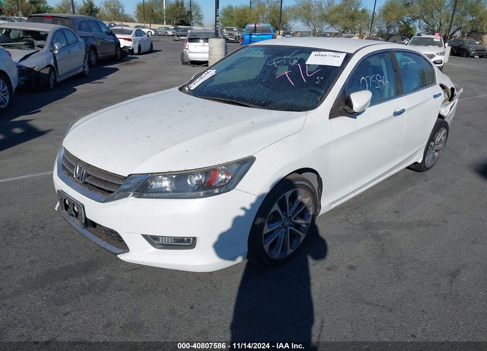 2013 HONDA ACCORD SPORT VIN: 1HGCR2F58DA243641