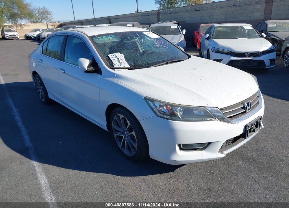 2013 HONDA ACCORD SPORT VIN: 1HGCR2F58DA243641