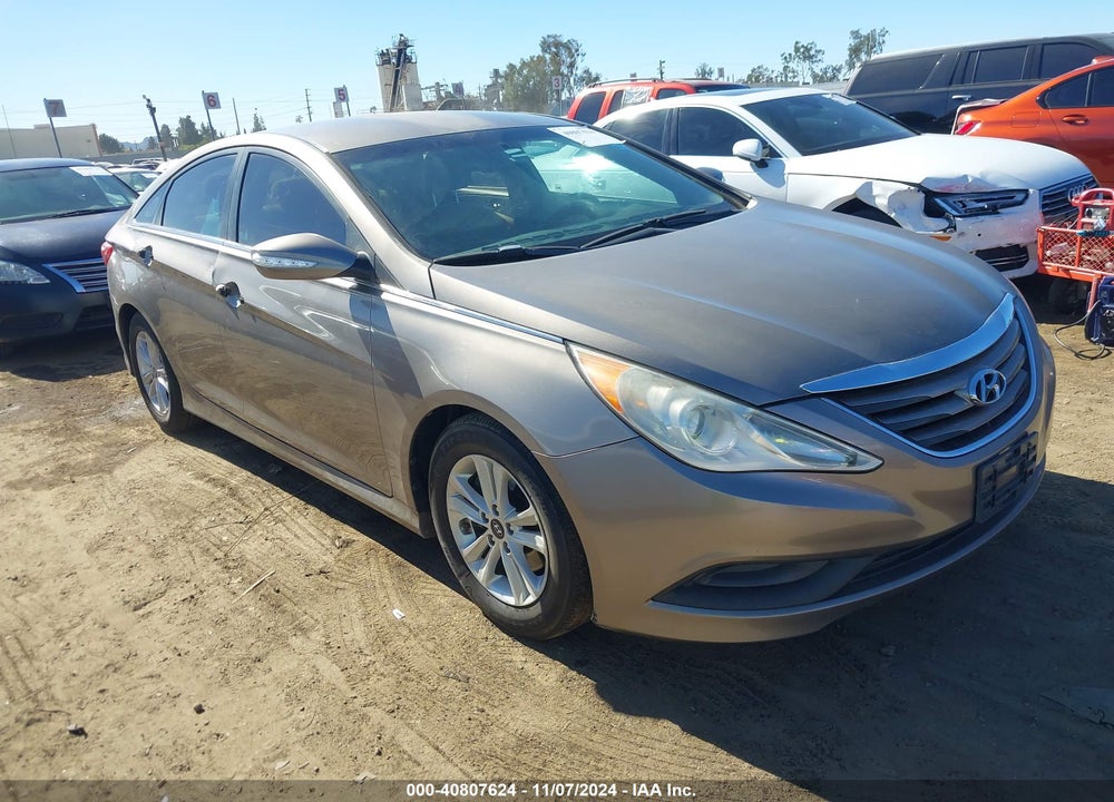 2014 HYUNDAI SONATA GLS VIN: 5NPEB4AC6EH836521