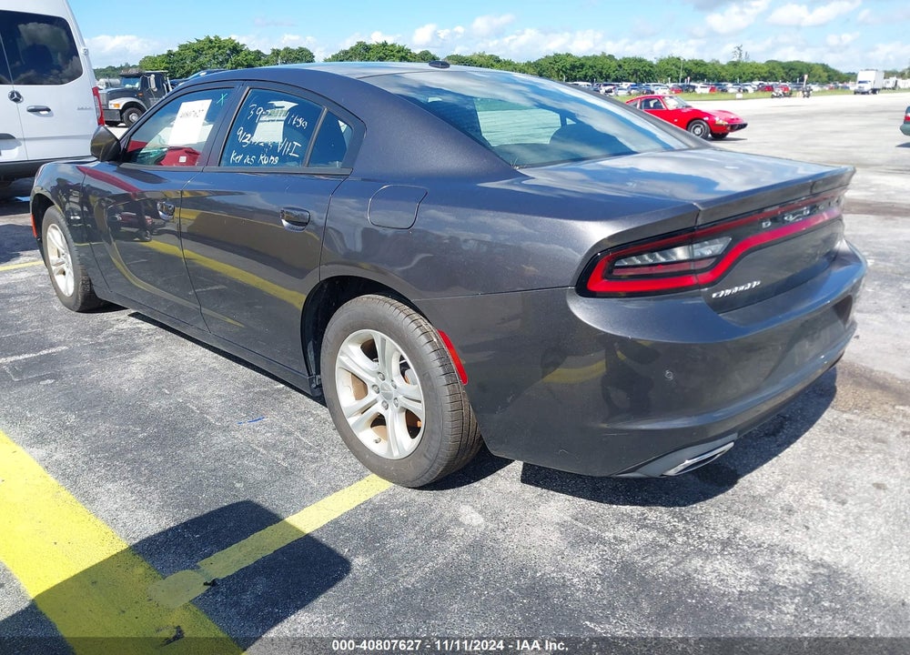 2022 DODGE CHARGER SXT RWD VIN: 2C3CDXBG4NH255925