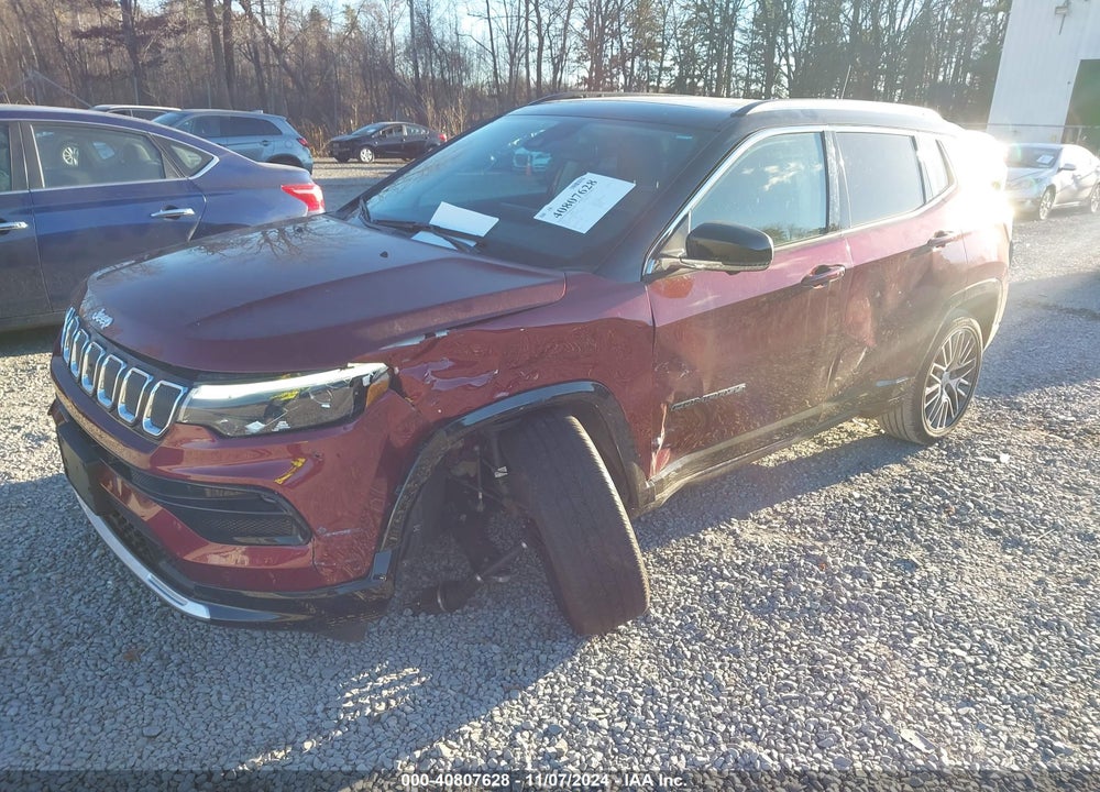 2022 JEEP COMPASS LIMITED 4X4 VIN: 3C4NJDCB2NT166764