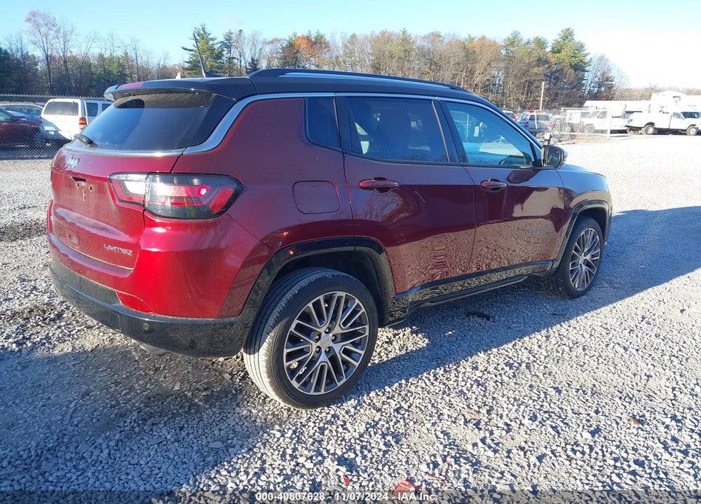 2022 JEEP COMPASS LIMITED 4X4 VIN: 3C4NJDCB2NT166764