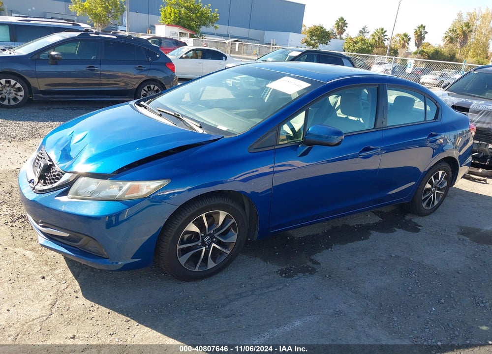 2014 HONDA CIVIC EX VIN: 19XFB2F88EE275451