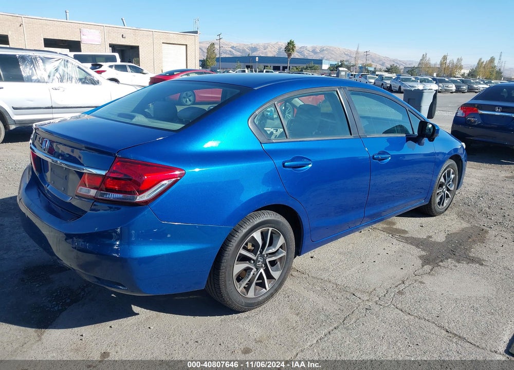 2014 HONDA CIVIC EX VIN: 19XFB2F88EE275451