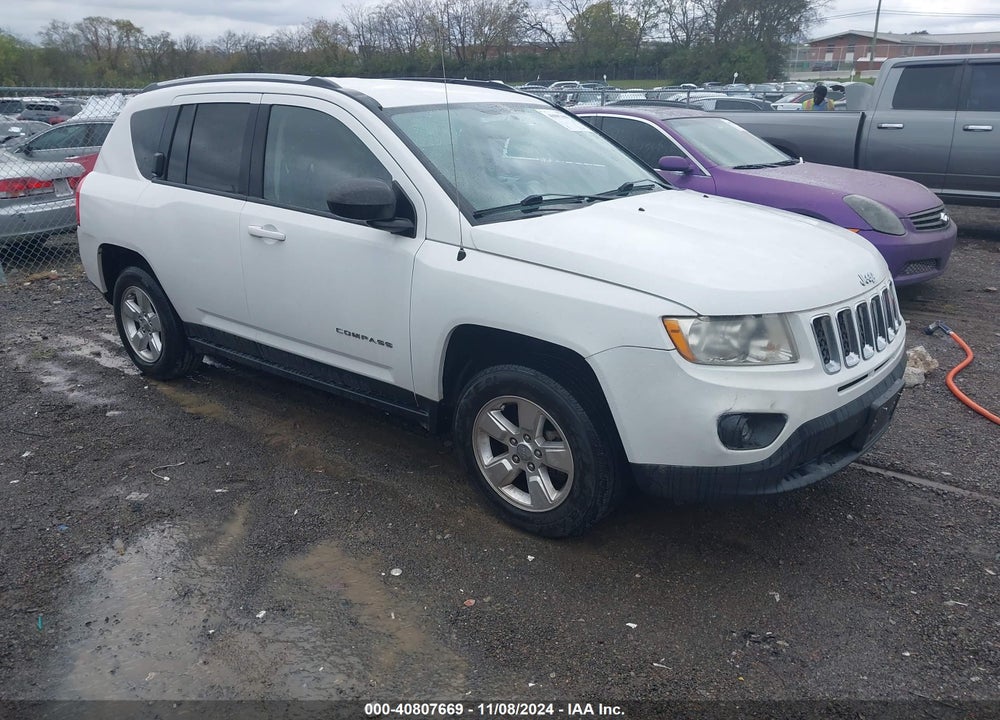 2013 JEEP COMPASS SPORT VIN: 1C4NJCBA6DD130311