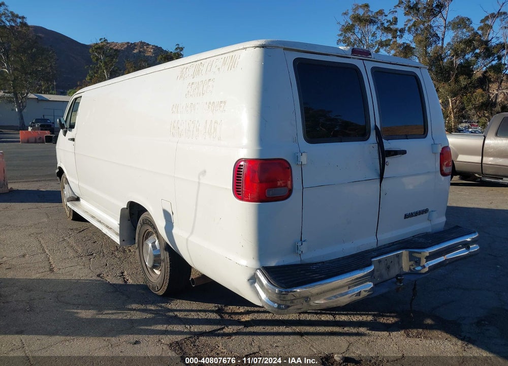 1997 DODGE RAM VAN 3500 AMBULANCE CONVERSION/COMMERCIAL VIN: 2B7KB31Z6VK514376