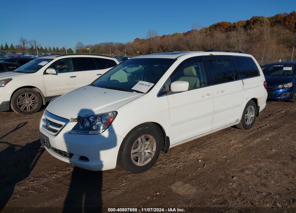 2007 HONDA ODYSSEY EX-L VIN: 5FNRL387X7B086351