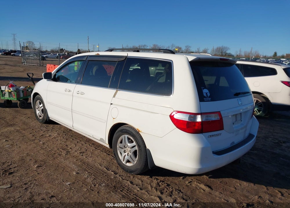 2007 HONDA ODYSSEY EX-L VIN: 5FNRL387X7B086351