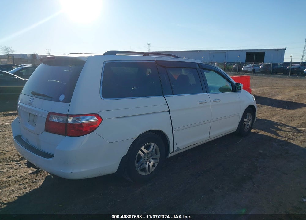 2007 HONDA ODYSSEY EX-L VIN: 5FNRL387X7B086351