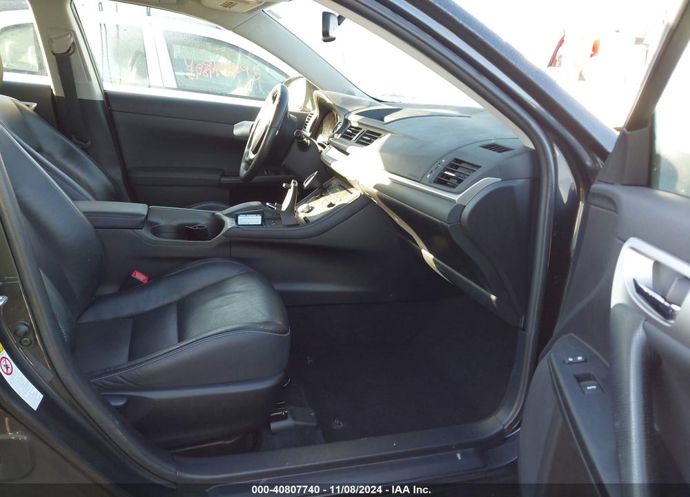2011 LEXUS CT 200H PREMIUM VIN: JTHKD5BH4B2039953