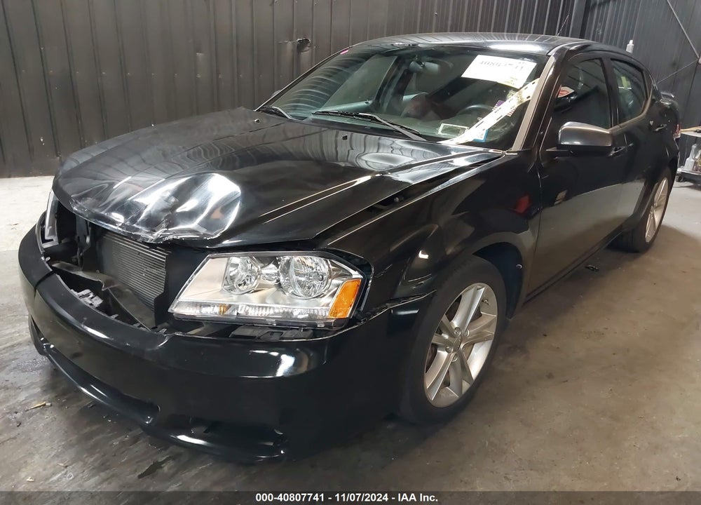 2011 DODGE AVENGER MAINSTREET VIN: 1B3BD1FG9BN506716