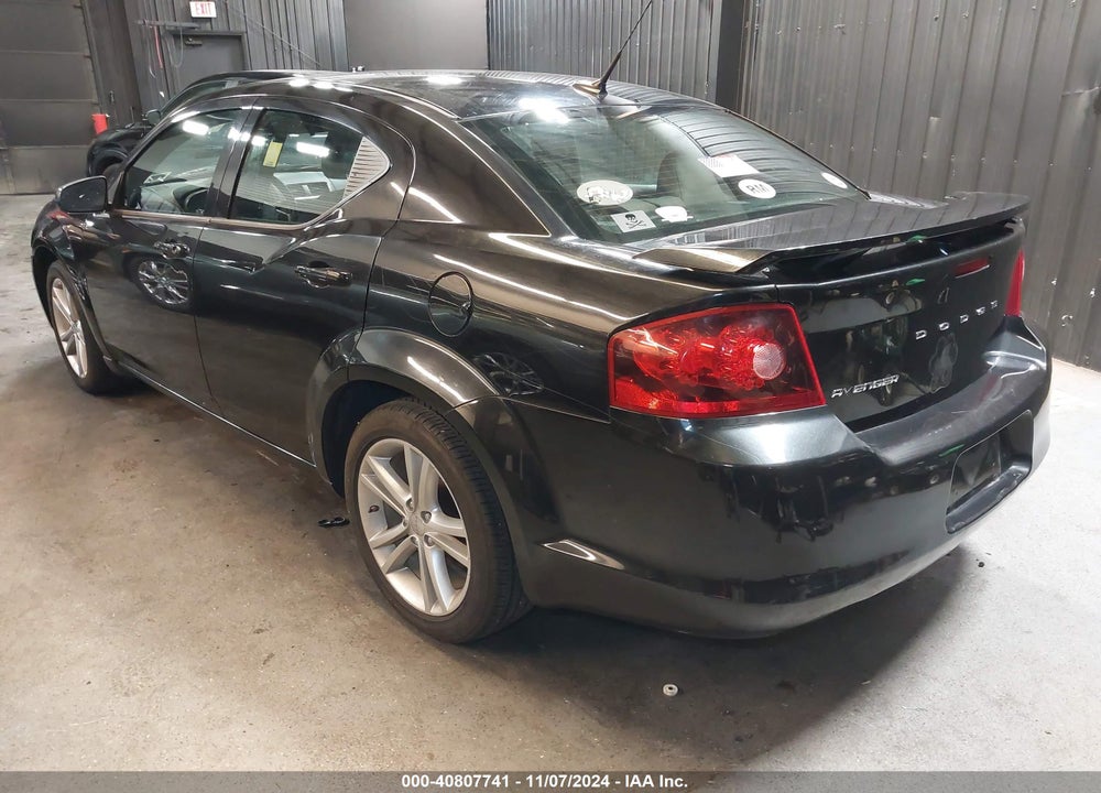 2011 DODGE AVENGER MAINSTREET VIN: 1B3BD1FG9BN506716