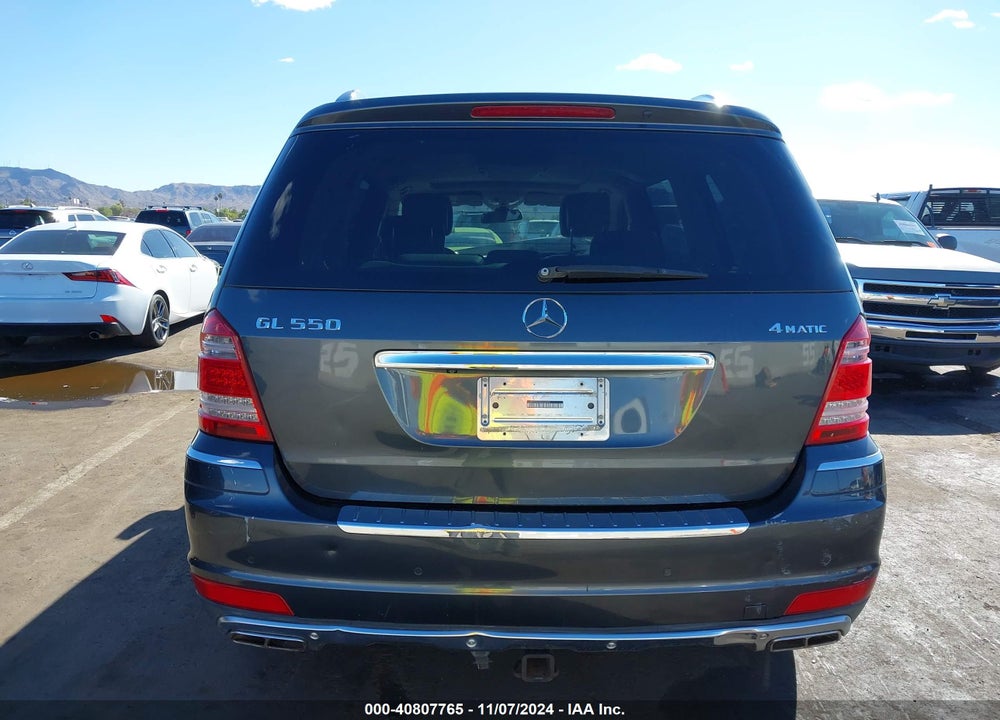 2010 MERCEDES-BENZ GL 550 4MATIC VIN: 4JGBF8GE0AA603593