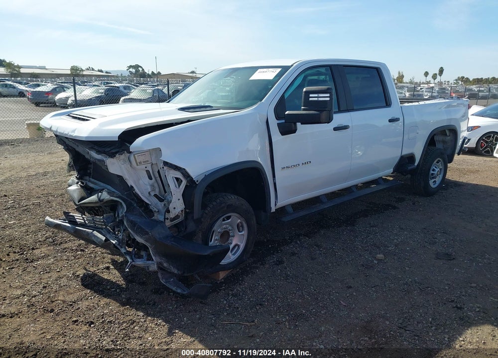 2020 CHEVROLET SILVERADO 2500HD 2WD  STANDARD BED WT VIN: 1GC1WLE72LF137792