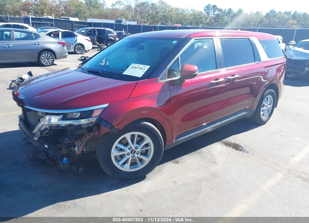 2023 KIA CARNIVAL MPV LX SEAT PACKAGE VIN: KNDNB4H38P6277962