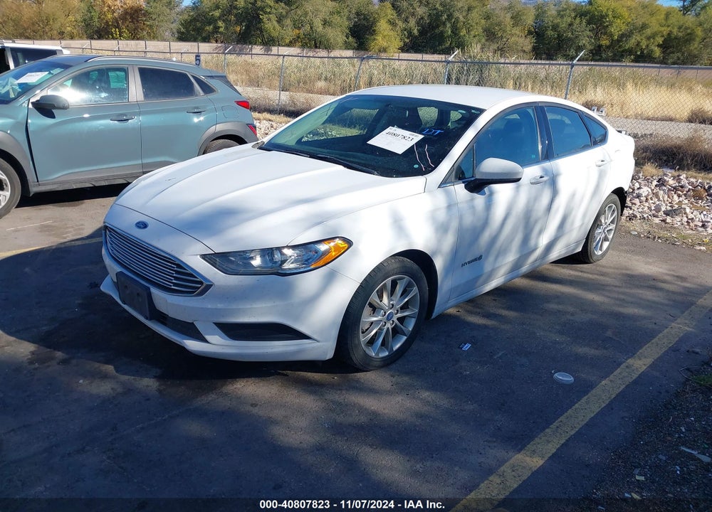 2017 FORD FUSION HYBRID SE VIN: 3FA6P0LU2HR316344