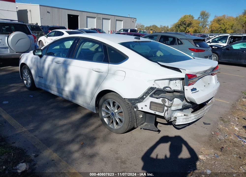 2017 FORD FUSION HYBRID SE VIN: 3FA6P0LU2HR316344