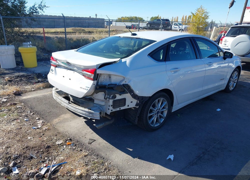 2017 FORD FUSION HYBRID SE VIN: 3FA6P0LU2HR316344