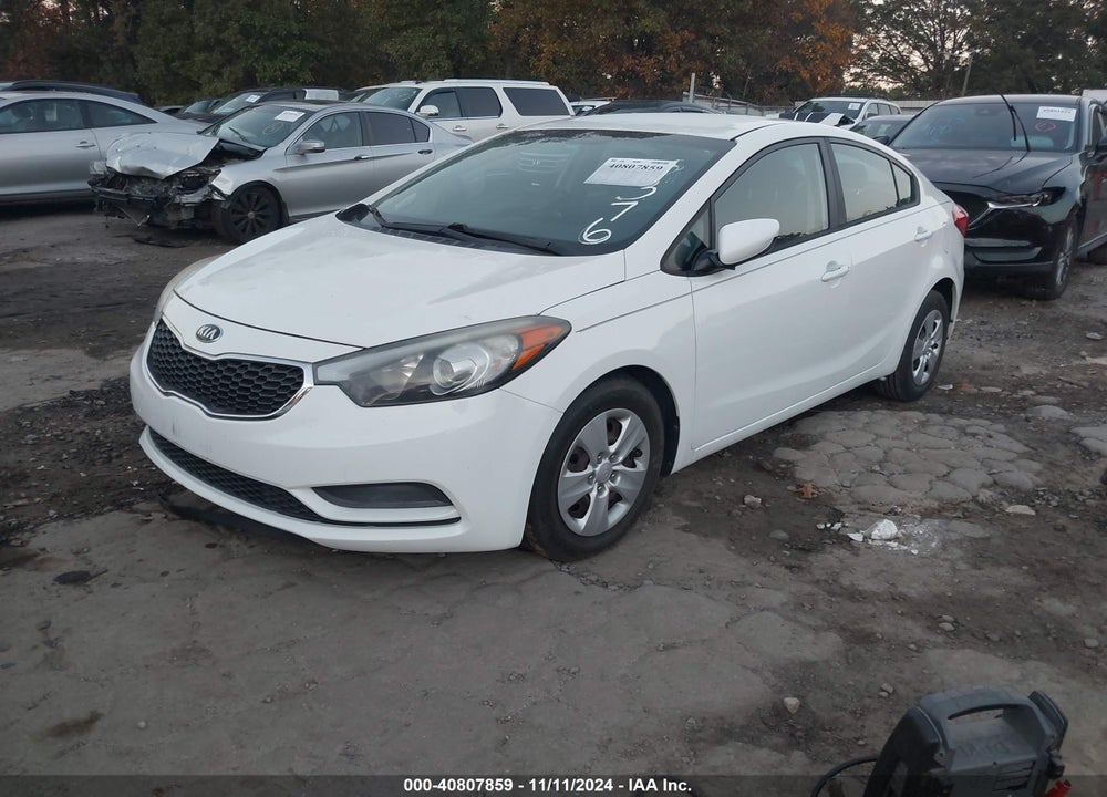 2016 KIA FORTE LX VIN: KNAFK4A60G5496376