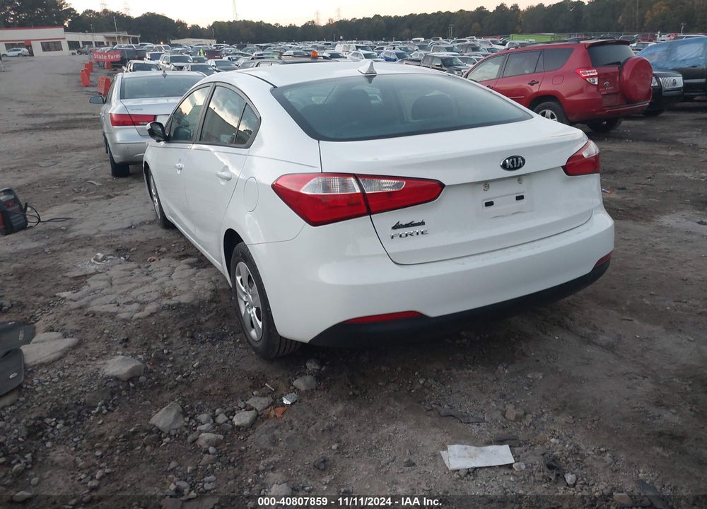 2016 KIA FORTE LX VIN: KNAFK4A60G5496376