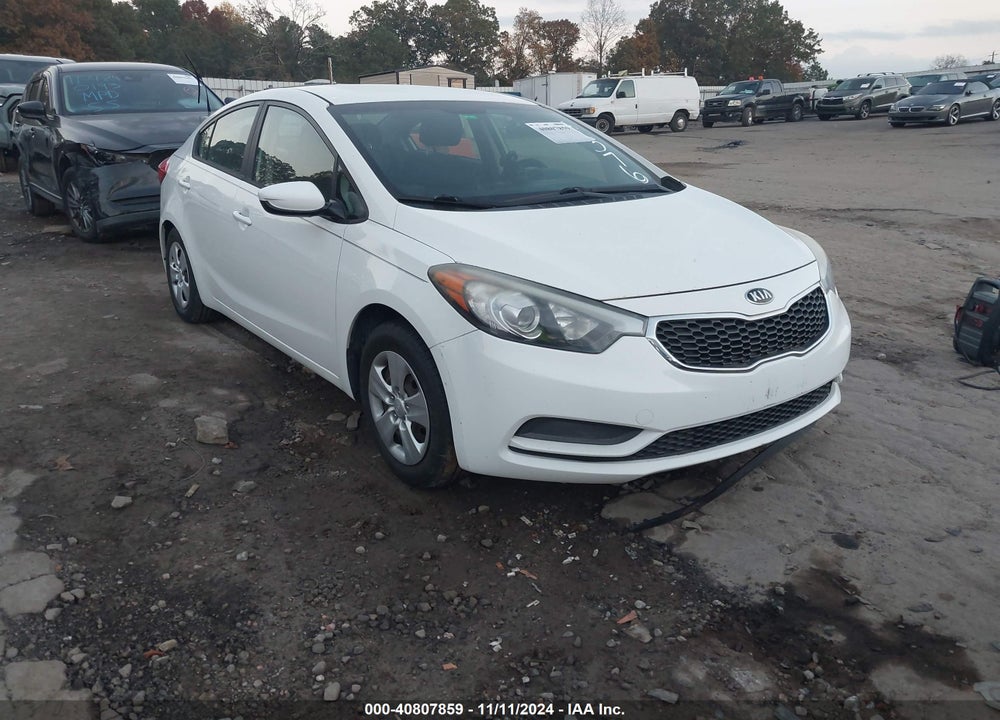2016 KIA FORTE LX VIN: KNAFK4A60G5496376