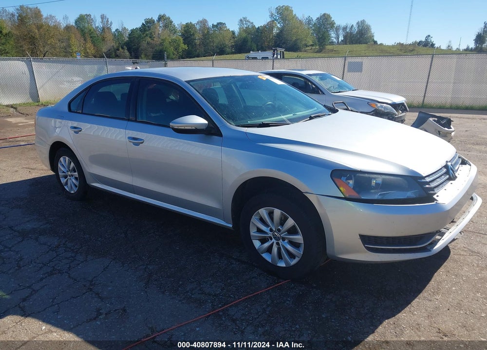 2012 VOLKSWAGEN PASSAT 2.5L S VIN: 1VWAH7A34CC096407