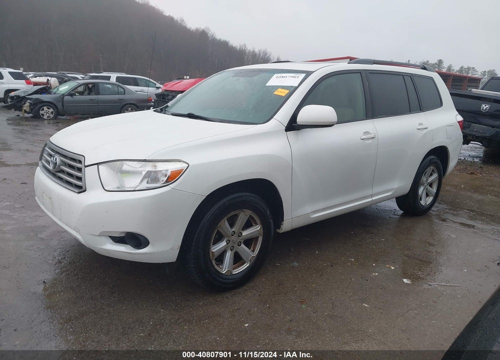2009 TOYOTA HIGHLANDER VIN: JTEES41A692133812