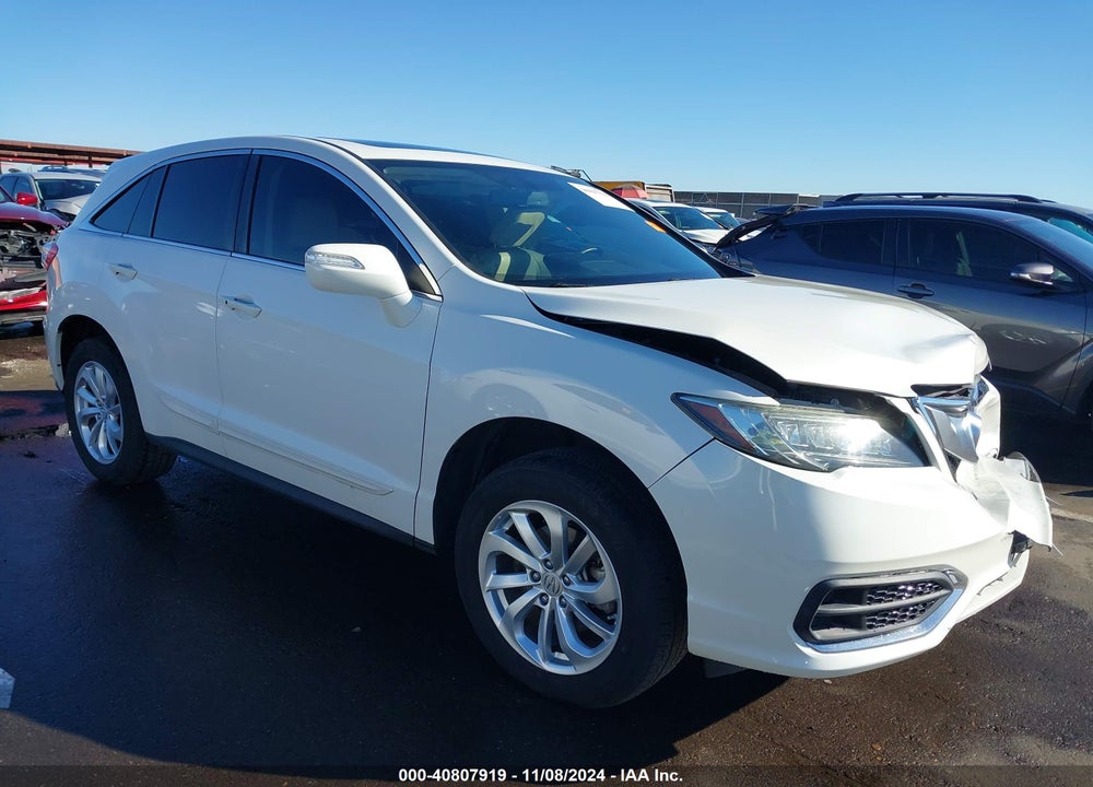 2016 ACURA RDX TECHNOLOGY   WATCH PLUS PACKAGES/TECHNOLOGY PACKAGE VIN: 5J8TB4H53GL024995