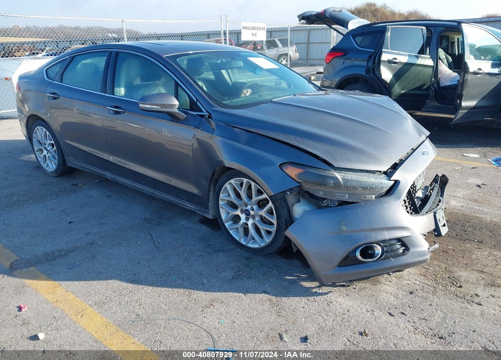 2013 FORD FUSION TITANIUM VIN: 3FA6P0D91DR254052