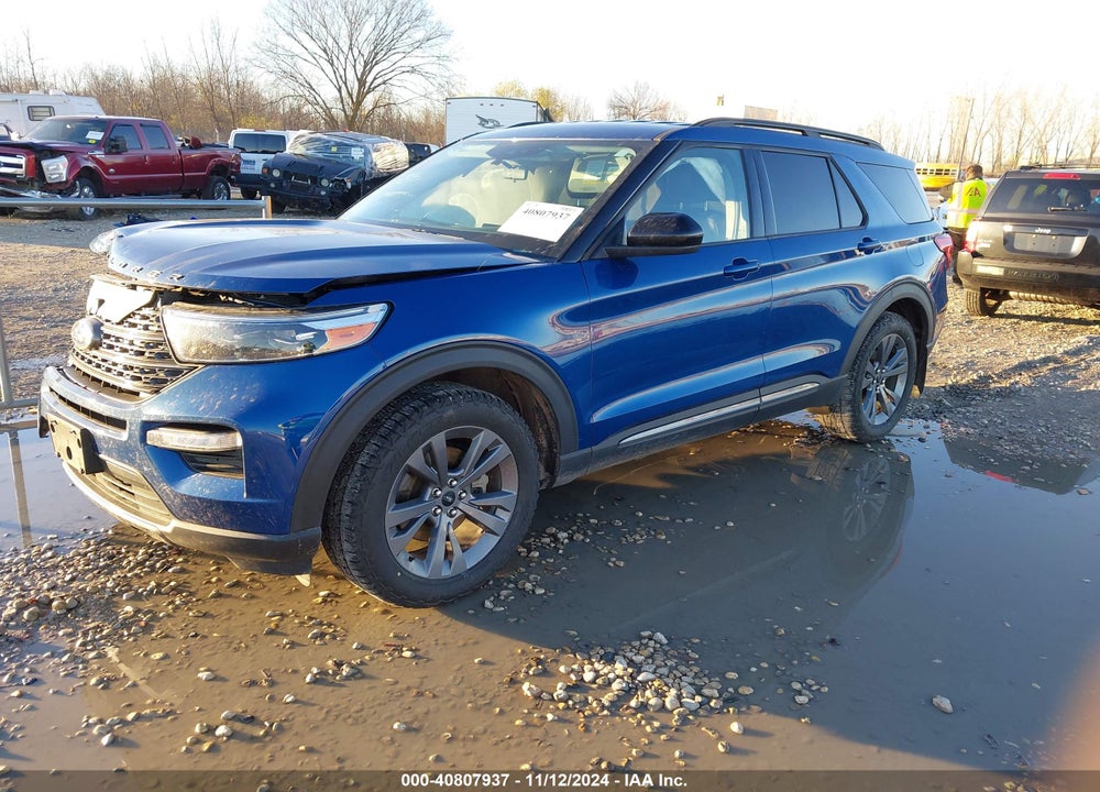 2022 FORD EXPLORER XLT VIN: 1FMSK8DH7NGC09859