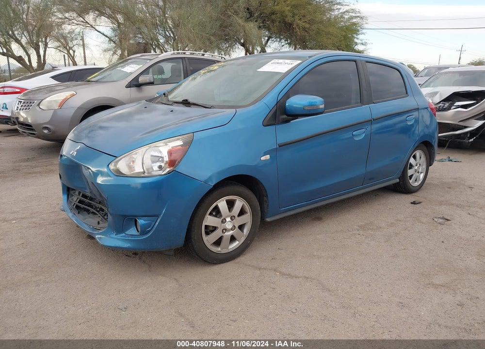 2015 MITSUBISHI MIRAGE ES VIN: ML32A4HJ3FH057820