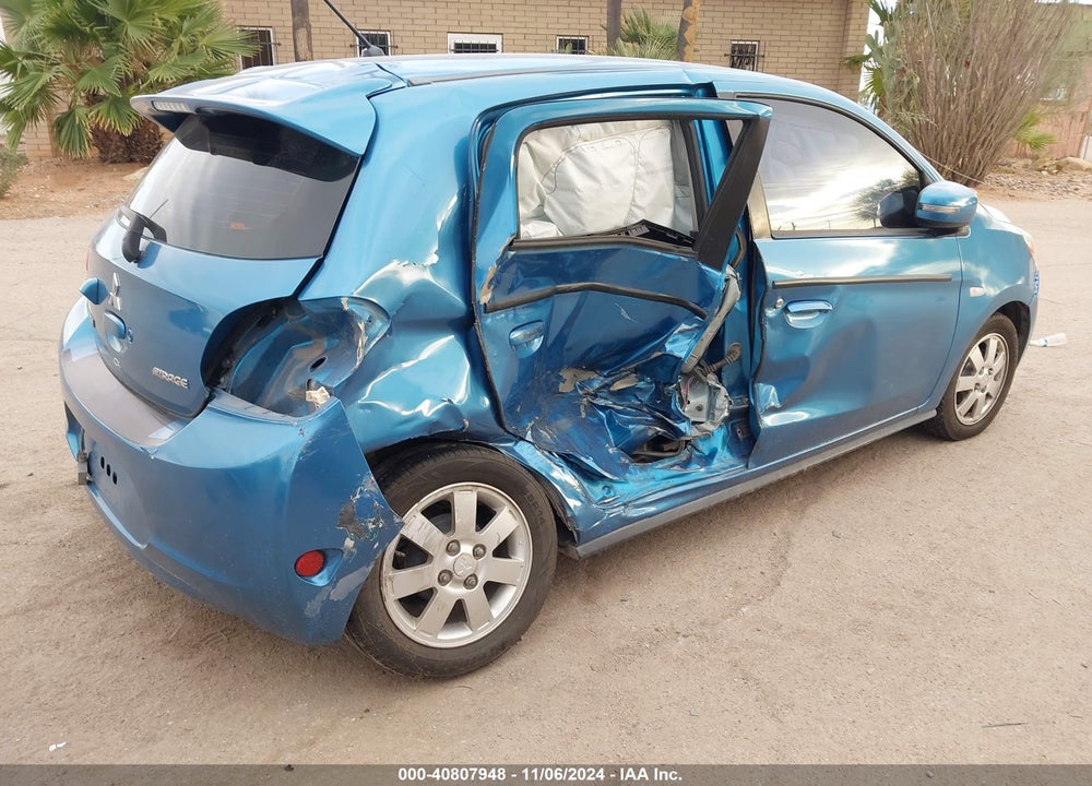 2015 MITSUBISHI MIRAGE ES VIN: ML32A4HJ3FH057820