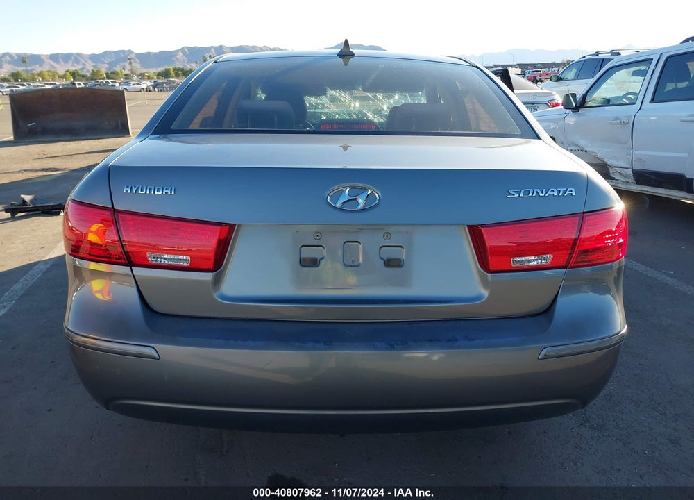 2009 HYUNDAI SONATA GLS VIN: 5NPET46C49H540912