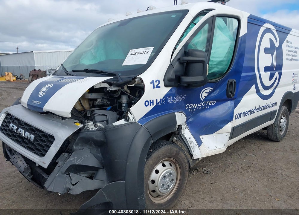 2021 RAM PROMASTER 1500 LOW ROOF 136 WB VIN: 3C6LRVAG5ME568468