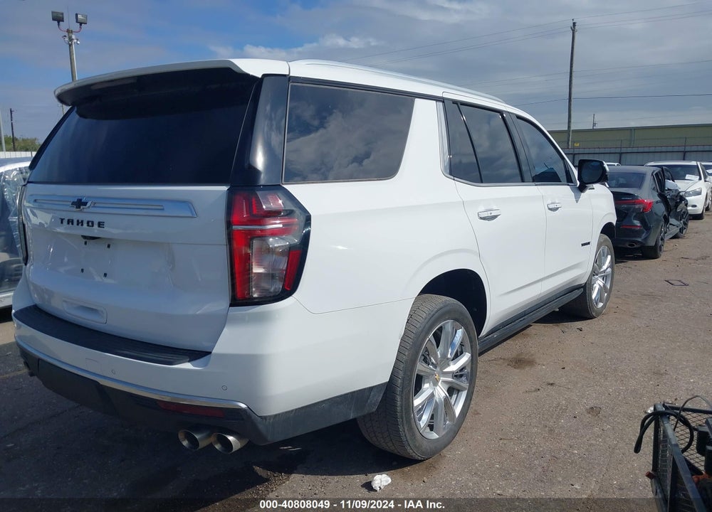 2021 CHEVROLET TAHOE 4WD HIGH COUNTRY VIN: 1GNSKTKL9MR430856