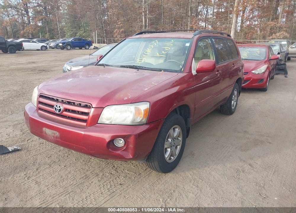 2006 TOYOTA HIGHLANDER V6 VIN: JTEEP21A860138104
