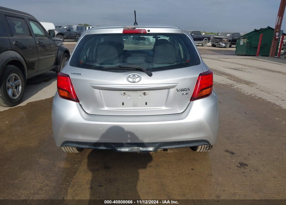 2015 TOYOTA YARIS LE VIN: VNKKTUD32FA034866