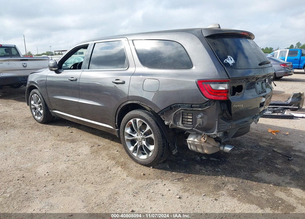 2019 DODGE DURANGO GT PLUS RWD VIN: 1C4RDHDG6KC721426