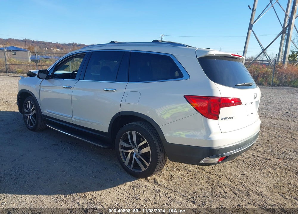 2017 HONDA PILOT ELITE VIN: 5FNYF6H04HB011153
