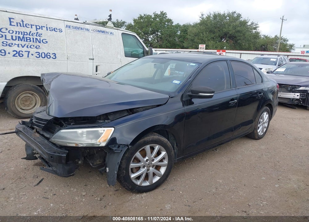 2012 VOLKSWAGEN JETTA 2.5L SE VIN: 3VWDX7AJ9CM313169