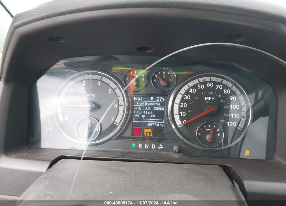 2011 RAM 1500 SLT VIN: 1D7RV1GT6BS609931